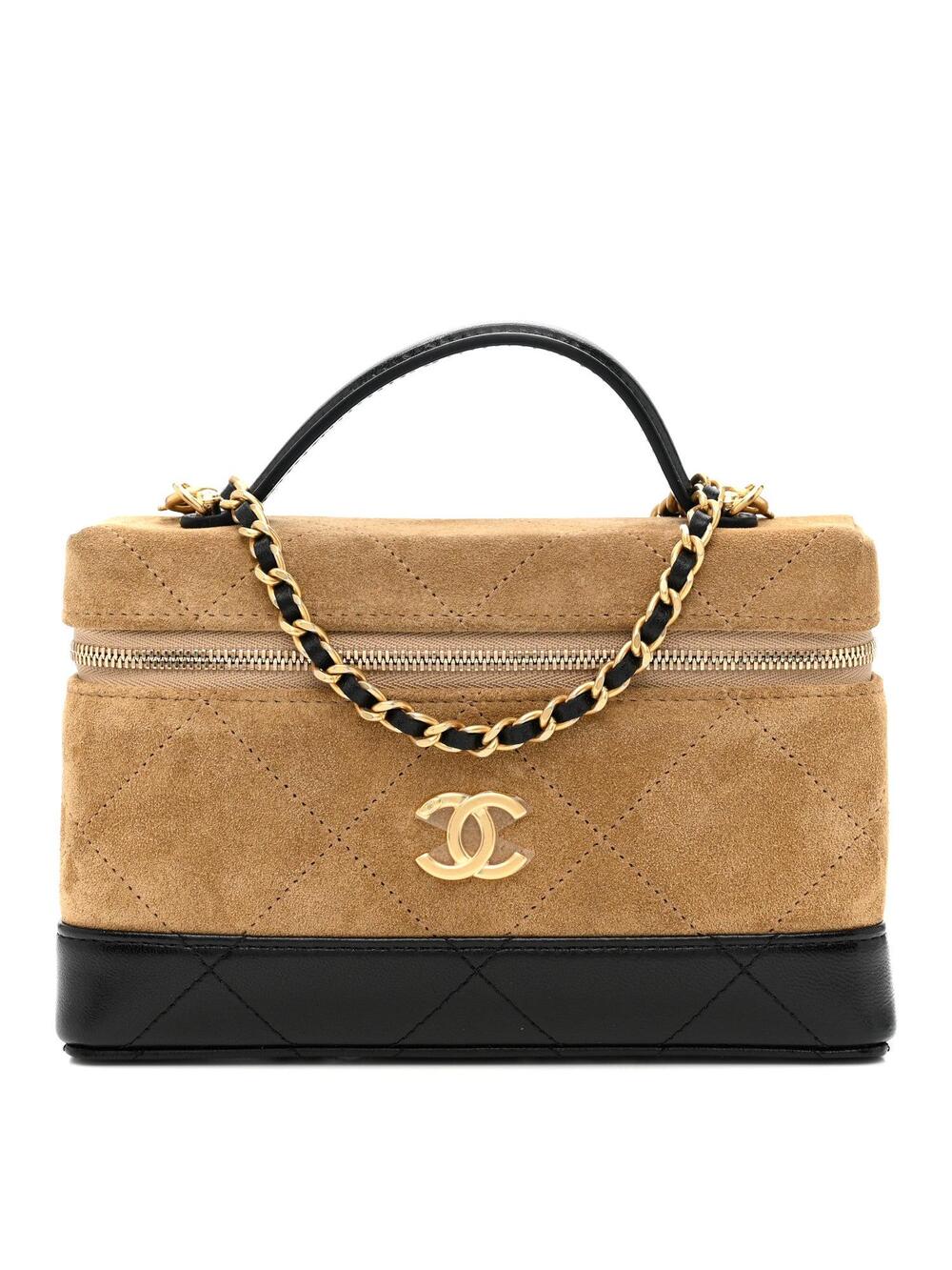 Chanel Suede Calfskin Shiny Lambskin #270147C49B